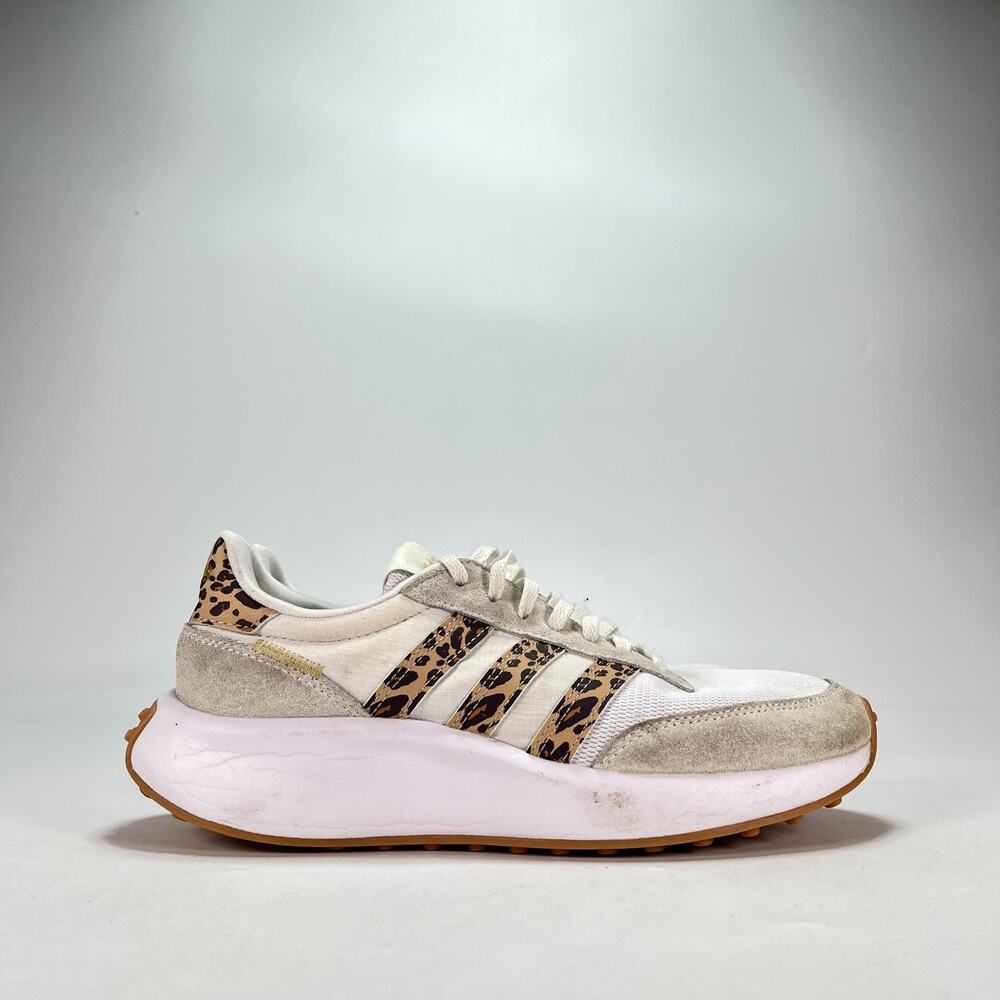 adidas Run 70s Beige Leopard Casual Lifestyle Sneakers IG3546 Women's Size 7